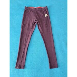Tracksmith Turnover Tights Medium Womens Burgundy Running Compression